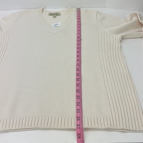 Cabela’s Steamboat II Pullover V-Neckline Sweater XL Reg Ribbed Details - Picture 9 of 12